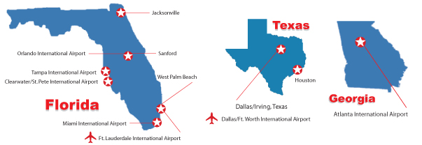 USA Rental Car Locations
